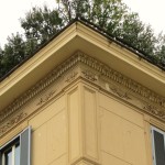 villa Silvia - cornicione d'angolo