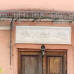 villino delle rondinelle - decorazione floreale