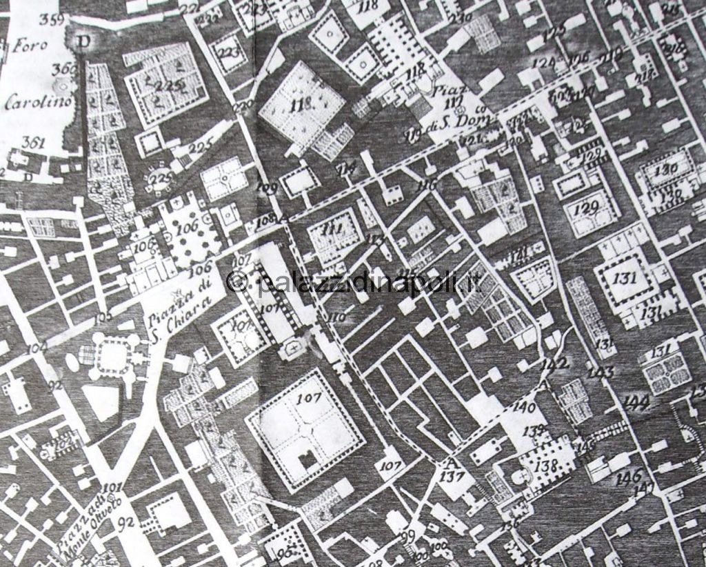 Carafa 1775 piazza Santa Chiara