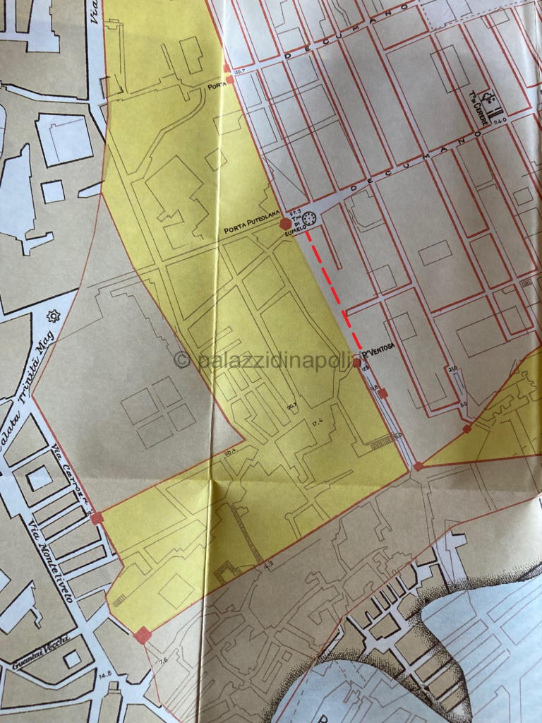 mappa Capasso greco romana Mezzocannone 01