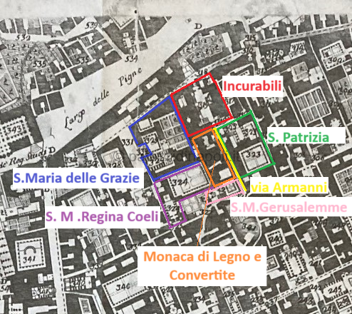 stralcio Carafa cittadella monastica paint